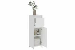 Badeværelsesmøbelsæt 3 Dele Spånplade Hvid