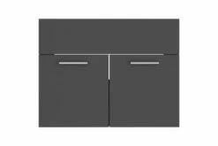 Badeværelsesmøbelsæt Spånplade Grå -TRADEMAX Salg badevaerelsesmoebelsaet spaanplade graa graa 2894956 1