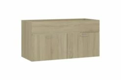 Badeværelsesmøbelsæt Spånplader Sonoma-eg 34 Badeværelsesmøbelsæt Spånplader Sonoma-eg -TRADEMAX Salg badevaerelsesmoebelsaet spaanplader sonoma eg brun 2898997 1