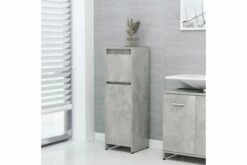 Badeværelsesskab 30X30X95 Cm Spånplade Betongrå