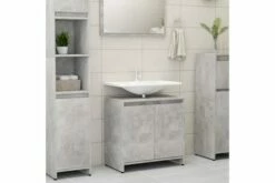Badeværelsesskab 60X33X58 Cm Spånplade Betongrå 29 Badeværelsesskab 60X33X58 Cm Spånplade Betongrå -TRADEMAX Salg badevaerelsesskab 60x33x58 cm spaanplade betongraa graa 3330314 1