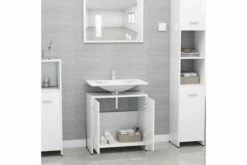 Badeværelsesskab 60X33X58 Cm Spånplade Hvid Højglans 38 Badeværelsesskab 60X33X58 Cm Spånplade Hvid Højglans -TRADEMAX Salg badevaerelsesskab 60x33x58 cm spaanplade hvid hoejglans hvid 3392995 1