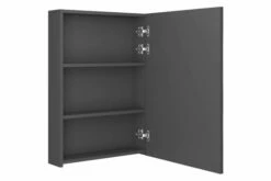 Badeværelsesskab M. Spejl + LED-lys 50x13x70 Cm Grå -TRADEMAX Salg badevaerelsesskab m spejl led lys 50x13x70 cm graa graa 2896954