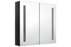 Badeværelsesskab M. Spejl + LED-lys 62x14x60 Cm -TRADEMAX Salg badevaerelsesskab m spejl led lys 62x14x60 cm 2893165 1