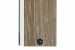 Badeværelsesskab M. Spejl + LED-lys 80x12x68 Cm Hvid Og Eg -TRADEMAX Salg badevaerelsesskab m spejl led lys 80x12x68 cm hvid og eg brun 2896711