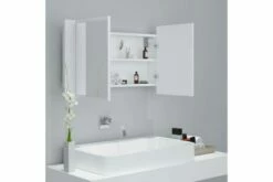 Badeværelsesskab M. Spejl Og LED-lys 80x12x45 Cm Hvid 29 Badeværelsesskab M. Spejl Og LED-lys 80x12x45 Cm Hvid -TRADEMAX Salg badevaerelsesskab m spejl og led lys 80x12x45 cm hvid hvid 2899255 1