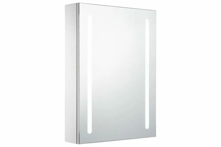 Badeværelsesskab Med Spejl LED 50 X 13 X 70 Cm 10 Badeværelsesskab Med Spejl LED 50 X 13 X 70 Cm - Billede 8