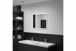 Badeværelsesskab Med Spejl LED 60 X 50 Cm 31 Badeværelsesskab Med Spejl LED 60 X 50 Cm -TRADEMAX Salg badevaerelsesskab med spejl led 60 x 50 cm soelv 3329996 1