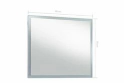 Badeværelsesskab Med Spejl LED 60 X 50 Cm 29 Badeværelsesskab Med Spejl LED 60 X 50 Cm -TRADEMAX Salg badevaerelsesskab med spejl led 60 x 50 cm soelv 3334574