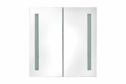 Badeværelsesskab Med Spejl LED 62 X 14 X 60 Cm -TRADEMAX Salg badevaerelsesskab med spejl led 62 x 14 x 60 cm hvid 3002782