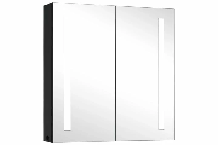 Badeværelsesskab Med Spejl LED 62x14x60 Cm 19 Badeværelsesskab Med Spejl LED 62x14x60 Cm - Billede 17