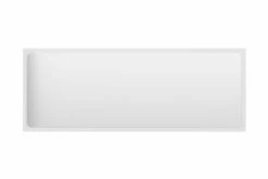 Badeværelsesspejl 100x1,5x37 Cm Spånplade Hvid Højglans -TRADEMAX Salg badevaerelsesspejl 100x15x37 cm spaanplade hvid hoejglans hvid 3337919 1