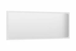 Badeværelsesspejl 100x1,5x37 Cm Spånplade Hvid Højglans -TRADEMAX Salg badevaerelsesspejl 100x15x37 cm spaanplade hvid hoejglans hvid 3337920 1