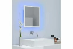 Badeværelsesspejl 40x8,5x37 Cm Spånplade Hvid Højglans -TRADEMAX Salg badevaerelsesspejl 40x85x37 cm spaanplade hvid hoejglans hvid 2698383