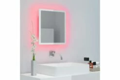 Badeværelsesspejl 40x8,5x37 Cm Spånplade Hvid Højglans -TRADEMAX Salg badevaerelsesspejl 40x85x37 cm spaanplade hvid hoejglans hvid 2698384 1