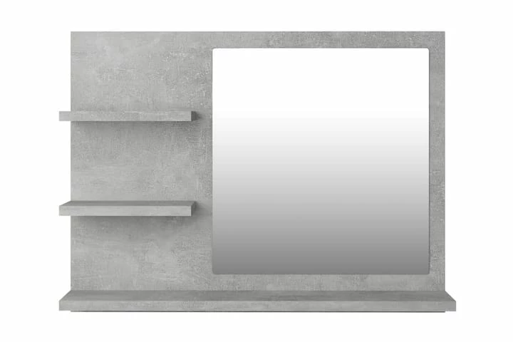 Badeværelsesspejl 60x10,5x45 Cm Spånplade Betongrå 11 Badeværelsesspejl 60x10,5x45 Cm Spånplade Betongrå - Billede 9
