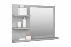 Badeværelsesspejl 60x10,5x45 Cm Spånplade Betongrå 28 Badeværelsesspejl 60x10,5x45 Cm Spånplade Betongrå -TRADEMAX Salg badevaerelsesspejl 60x105x45 cm spaanplade betongraa graa 3337777 1