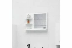 Badeværelsesspejl 60x10,5x45 Cm Spånplade Hvid -TRADEMAX Salg badevaerelsesspejl 60x105x45 cm spaanplade hvid hvid 3330604 1