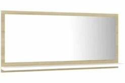 Badeværelsesspejl 80x10,5x37 Cm Spånplade Sonoma-Eg Hvid 27 Badeværelsesspejl 80x10,5x37 Cm Spånplade Sonoma-Eg Hvid -TRADEMAX Salg badevaerelsesspejl 80x105x37 cm spaanplade sonoma eg hvid beige 3319337 1