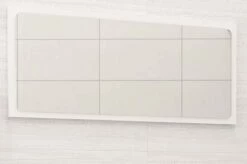 Badeværelsesspejl 80x1,5x37 Cm Spånplade Hvid Højglans -TRADEMAX Salg badevaerelsesspejl 80x15x37 cm spaanplade hvid hoejglans hvid 3325842