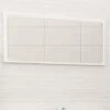 Badeværelsesspejl 80x1,5x37 Cm Spånplade Hvid Højglans -TRADEMAX Salg badevaerelsesspejl 80x15x37 cm spaanplade hvid hoejglans hvid 3330648