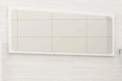 Badeværelsesspejl 90x1,5x37 Cm Spånplade Hvid Højglans 20 Badeværelsesspejl 90x1,5x37 Cm Spånplade Hvid Højglans -TRADEMAX Salg badevaerelsesspejl 90x15x37 cm spaanplade hvid hoejglans hvid 3325882