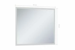 Badeværelsesspejl LED M. Touch 60 X 50 Cm -TRADEMAX Salg badevaerelsesspejl led m touch 60 x 50 cm soelv 3334616 1