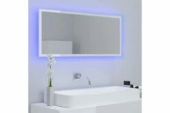 Badeværelsesspejl M. LED 100x8,5x37 Cm Spånplade -TRADEMAX Salg badevaerelsesspejl m led 100x85x37 cm spaanplade hvid 2899266