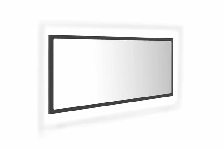 Badeværelsesspejl M. LED-lys 100x8,5x37 Cm Spånplade Grå 13 Badeværelsesspejl M. LED-lys 100x8,5x37 Cm Spånplade Grå - Billede 11