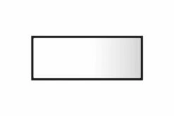 Badeværelsesspejl M. LED-lys 100x8,5x37 Cm Spånplade Sort -TRADEMAX Salg badevaerelsesspejl m led lys 100x85x37 cm spaanplade sort sort 2903478 1