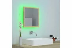 Badeværelsesspejl M. LED-lys 40x8,5x37 Cm Spånplade -TRADEMAX Salg badevaerelsesspejl m led lys 40x85x37 cm spaanplade brun 2701605 1