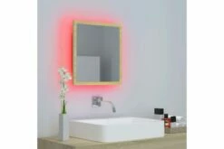 Badeværelsesspejl M. LED-lys 40x8,5x37 Cm Spånplade -TRADEMAX Salg badevaerelsesspejl m led lys 40x85x37 cm spaanplade brun 2701606 1