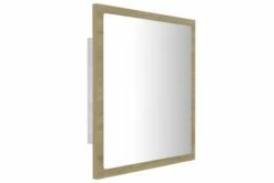 Badeværelsesspejl M. LED-lys 40x8,5x37 Cm Spånplade -TRADEMAX Salg badevaerelsesspejl m led lys 40x85x37 cm spaanplade brun 2701609