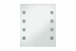 Badeværelsesspejl Med LED 50 X 60 Cm -TRADEMAX Salg badevaerelsesspejl med led 50 x 60 cm soelv 3334643 1