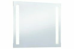 Badeværelsesspejl Med LED 60 X 50 Cm -TRADEMAX Salg badevaerelsesspejl med led 60 x 50 cm soelv 3334627