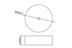 Badeværelsesvask Keramisk Skål Hvid -TRADEMAX Salg badevaerelsesvask keramisk skaal hvid hvid 4073079 1