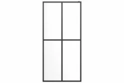 Bruseafskærmning 90 X 195 Cm Hærdet Glas -TRADEMAX Salg bruseafskaermning 90 x 195 cm haerdet glas gennemsigtig 1631091 1