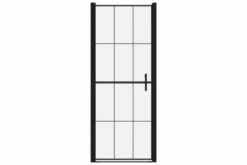 Brusedør 81x195 Cm Hærdet Glas Sort 16 Brusedør 81x195 Cm Hærdet Glas Sort -TRADEMAX Salg brusedoer 81x195 cm haerdet glas sort 2522634