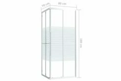 Brusekabine 80x70x180 Cm Sikkerhedsglas -TRADEMAX Salg brusekabine 80x70x180 cm sikkerhedsglas 3448503