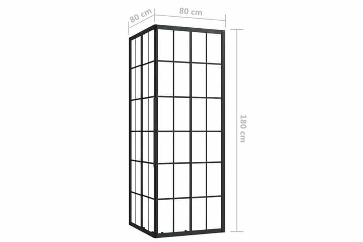 Brusekabine 80x80x180 Cm Sikkerhedsglas 13 Brusekabine 80x80x180 Cm Sikkerhedsglas - Billede 11