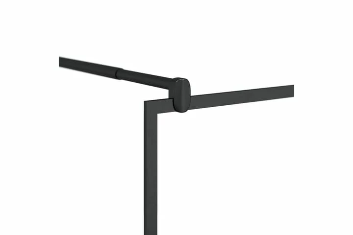 Brusevæg 115x195 Cm Klart Sikkerhedsglas Sort 6 Brusevæg 115x195 Cm Klart Sikkerhedsglas Sort - Billede 4