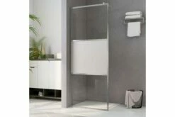 Brusevæg Med Halvt Matteret Esg-Glas 115x195 Cm -TRADEMAX Salg brusevaeg med halvt matteret esg glas 115x195 cm 2148828 1