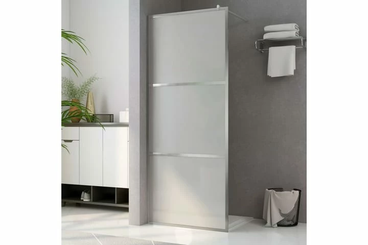 Brusevæg Med Matteret Esg-Glas 115x195 Cm 13 Brusevæg Med Matteret Esg-Glas 115x195 Cm - Billede 11