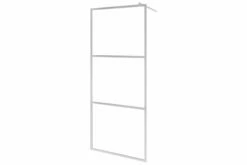 Brusevæg Med Matteret Esg-Glas 90x195 Cm -TRADEMAX Salg brusevaeg med matteret esg glas 90x195 cm 2147071 1