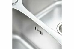 Dobbelt Køkkenvask Med Strainer Og Vandlås Rustfrit Stål