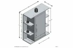 Fmd Badeværelsesskab Med Spejl Grå Og Mørkt Træ -TRADEMAX Salg fmd badevaerelsesskab med spejl graa og moerkt trae flerfarvet 3395219 1