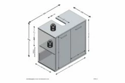 Fmd Vaskeskab Med 2 Låger Mørkegrå Og Mørkt Træ -TRADEMAX Salg fmd vaskeskab med 2 laager moerkegraa og moerkt trae flerfarvet 1962712