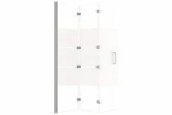 Foldbar Bruseafskærmning 120x140 Cm Sikkerhedsglas Hvid -TRADEMAX Salg foldbar bruseafskaermning 120x140 cm sikkerhedsglas hvid 3681334
