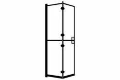 Foldbar Brusekabine 120x140 Cm Sikkerhedsglas Sort -TRADEMAX Salg foldbar brusekabine 120x140 cm sikkerhedsglas sort 3444671