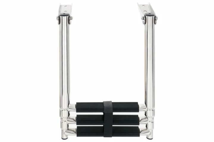 Foldbar Stige 3 Trin Rustfrit Stål 7 Foldbar Stige 3 Trin Rustfrit Stål - Billede 5